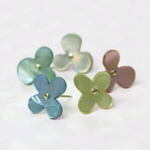 Cohana, blomster pins, 5 stk