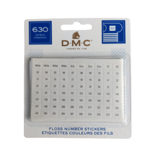 DMC - stickers med farvekoder