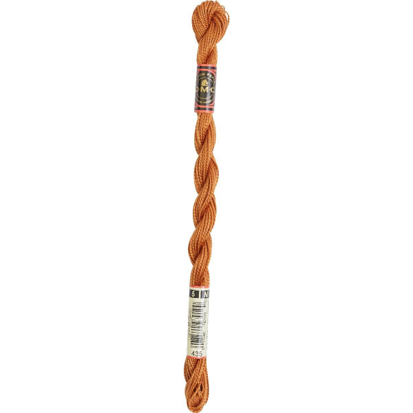 DMC Perlegarn No. 5 - fv. 435 Tobacco - 15 meter