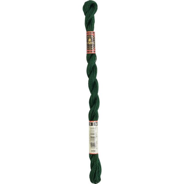 DMC Perlegarn No. 5 - fv. 890 Black Forest - 15 meter