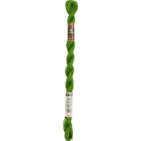 DMC Perlegarn No. 5 - fv. 905 Budgie Green - 15 meter