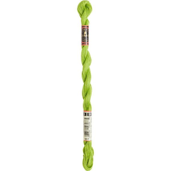 DMC Perlegarn No. 5 - fv. 907 Granny Smith - 15 meter