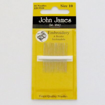 John James broderinål no 10