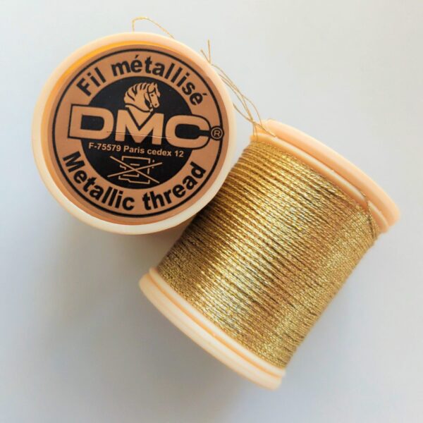 Broderigarn, DMC metaltråd - Guld
