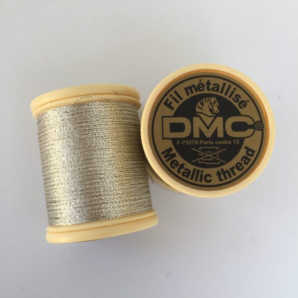 Broderigarn, DMC metaltråd - Lys sølv