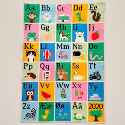 Fru Zippe - ABC, broderikit