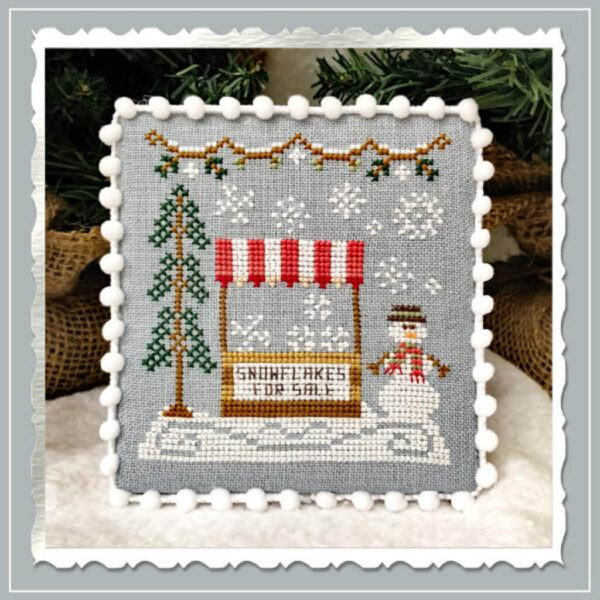 Country Cottage Snow Village Snowflake shop