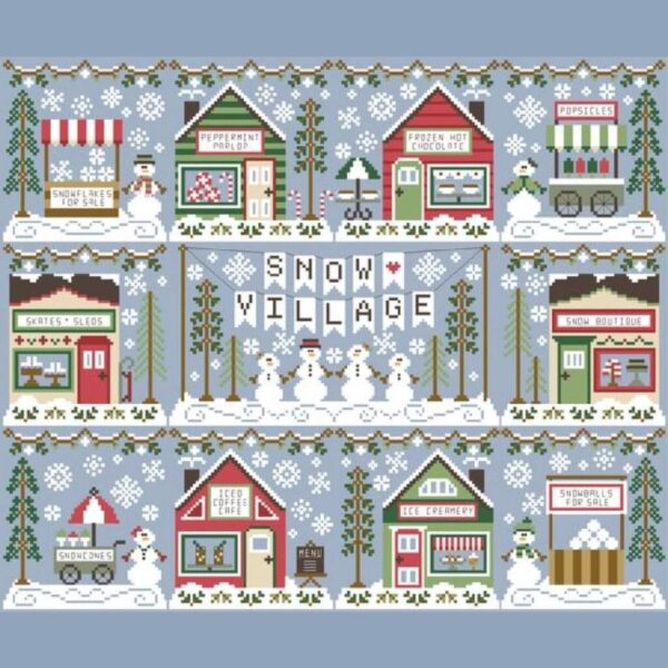 Country Cottage Snow Village