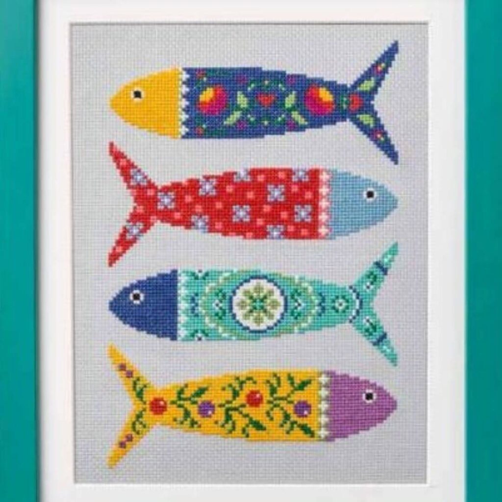 Tapestry Barn - Portugese Fish - mønster