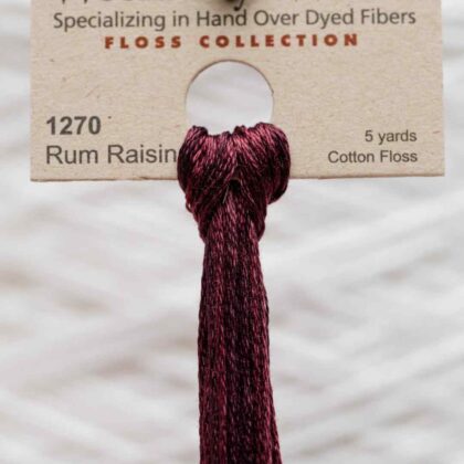Weeks Dye Works F6-1270-RumRaisin-Skein