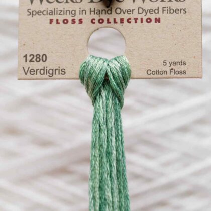 Weeks Dye Works F6-1280-Verdigris-Skein