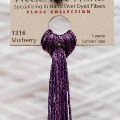 Weeks Dye Works F6-1316-Mulberry-Skein