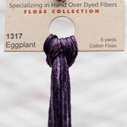 Weeks Dye Works F6-1317-Eggplant-Skein