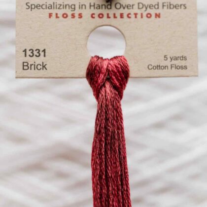 Weeks Dye Works F6-1331-Brick-Skein