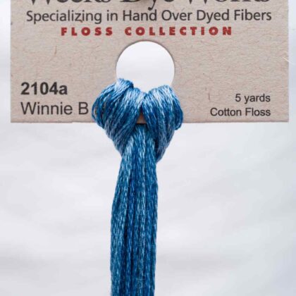Weeks Dye Works F6-2104a-WinnieBBlue-Skein
