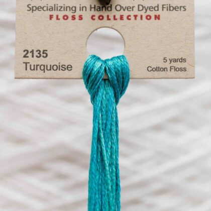 Weeks Dye Works F6-2135-Turquoise-Skein