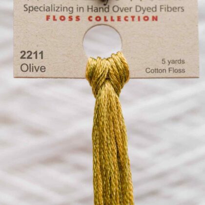 Weeks Dye Works F6-2211-Olive-Skein