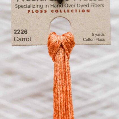 Weeks Dye Works F6-2226-Carrot-Skein