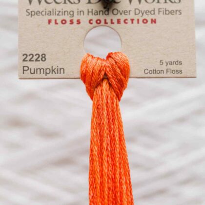 Weeks Dye Works F6-2228-Pumpkin-Skein