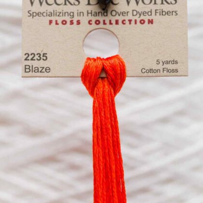 Weeks Dye Works F6-2235-Blaze-Skein