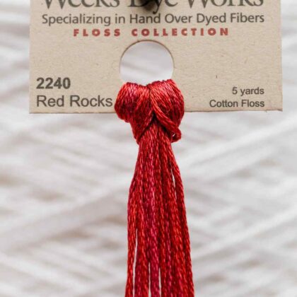 Weeks Dye Works F6-2240-RedRocks-Skein