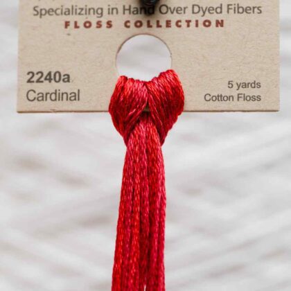 Weeks Dye Works F6-2240a-Cardinal-Skein