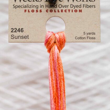 Weeks Dye Works F6-2246-Sunset-Skein