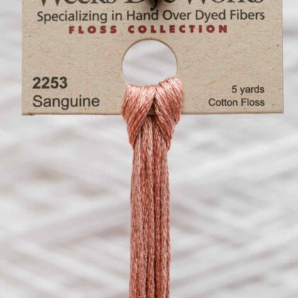 Weeks Dye Works F6-2253-Sanguine-Skein