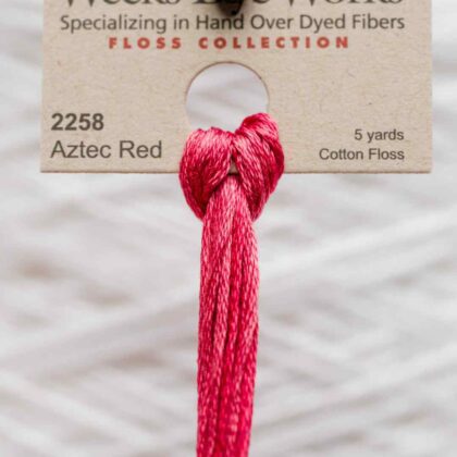 Weeks Dye Works F6-2258-AztecRed-Skein