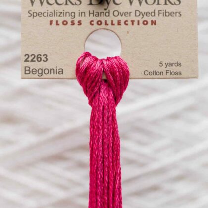 Weeks Dye Works F6-2263-Begonia-Skein