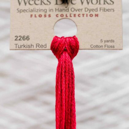 Weeks Dye Works F6-2266-TurkishRed-Skein