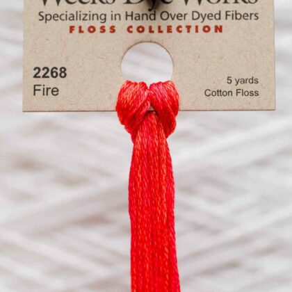 Weeks Dye Works F6-2268-Fire-Skein