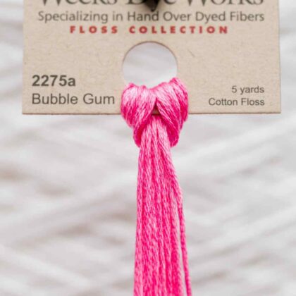 Weeks Dye Works F6-2275a-BubbleGum-Skein