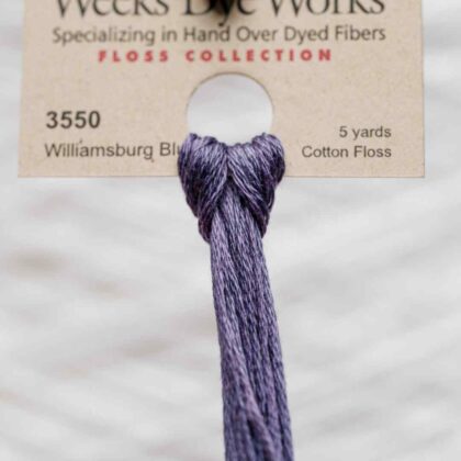 Weeks Dye Works F6-3550-WilliamsburgBlue-Skein