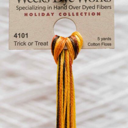 Weeks Dye Works F6-4101-TrickorTreat-Skein