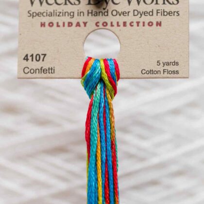 Weeks Dye Works F6-4107-Confetti-Skein