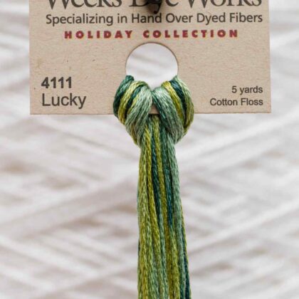 Weeks Dye Works F6-4111-Lucky-Skein