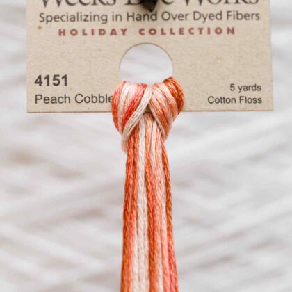 Weeks Dye Works F6-4151-PeachCobbler-Skein