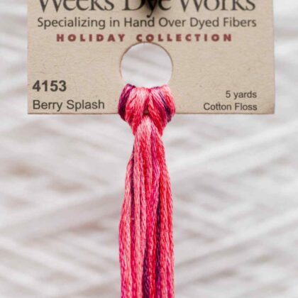 Weeks Dye Works F6-4153-BerrySplash-Skein