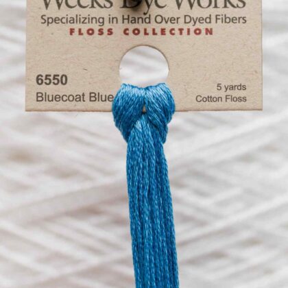 Weeks Dye Works F6-6550-BluecoatBlue-Skein