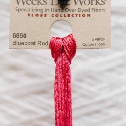 Weeks Dye Works F6-6850-BluecoatRed-Skein