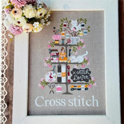 Madame Chantilly Celebrate Cross stitch 1