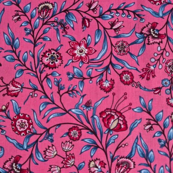 Bomuldsstof, Rosa blomst