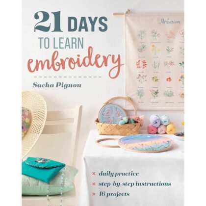 Sacha Pignon, 21 days to learn embroidery