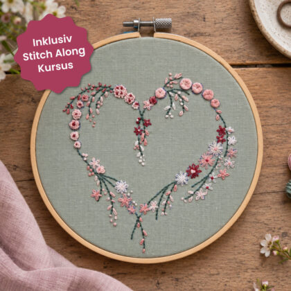 Tille's hjerteranke broderikit