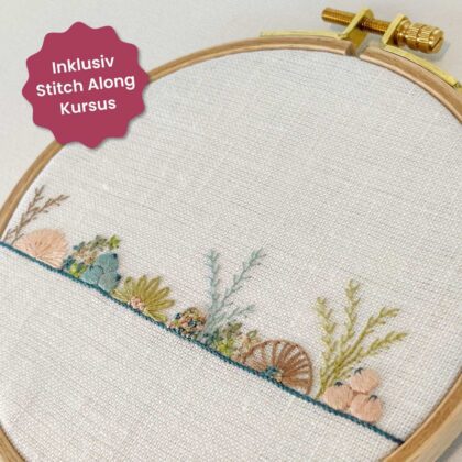 Blomsterlinje Stitch Along