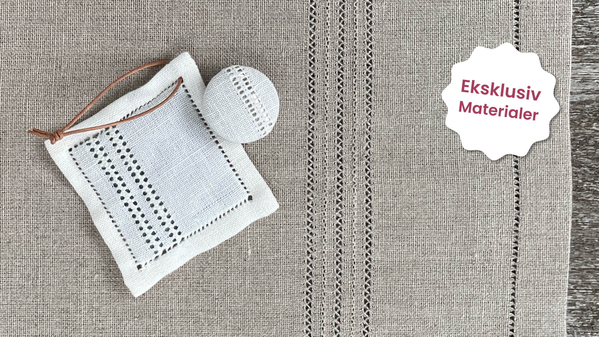 Onlinekursus: Hulsømme For Begyndere – ekskl. materialer