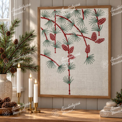 Haandarbejdets Fremme - Vinter - broderikit